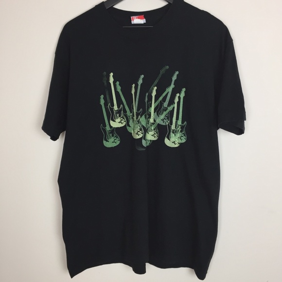 Love Nico Guitars Graphic Tee Black with Green XL - Picture 2 of 8
